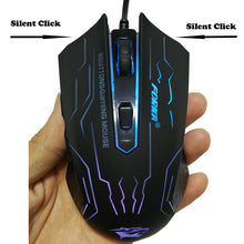 FORKA Silent Click Wired Gaming Mouse